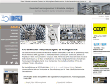 Tablet Screenshot of dfki.de