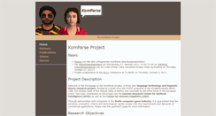 Desktop Screenshot of komparse.dfki.de