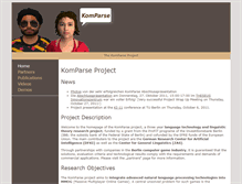 Tablet Screenshot of komparse.dfki.de